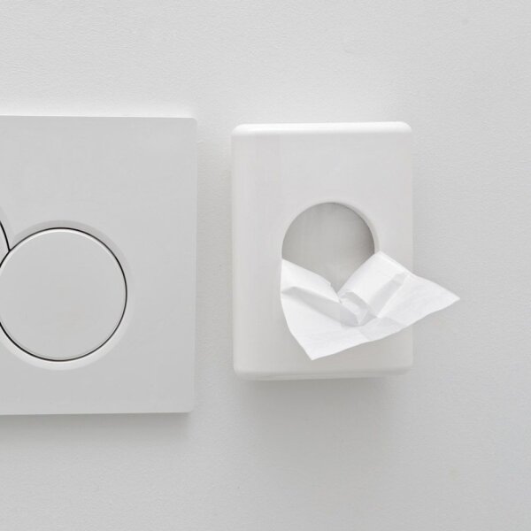 HYGOSTAR Distributeur de sachets hygiéniques, blanc