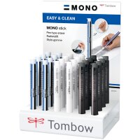 Tombow Radierstift "MONO Stick", 24er Display