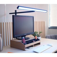 UNiLUX LED-Tischleuchte ELITE LUMINO, Klemmfuss, schwarz