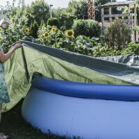 AGRIplus Bâche toile avec oeillets, 8 x 10 m, 250 g/m2, vert