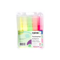 NOVOOO Textmarkerset 1mm 21122 assortiert 5 Stück