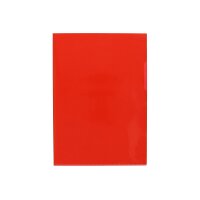 NOVOOO Pro Sichtmappen 120 my A4 400208237 rot, genarbt...