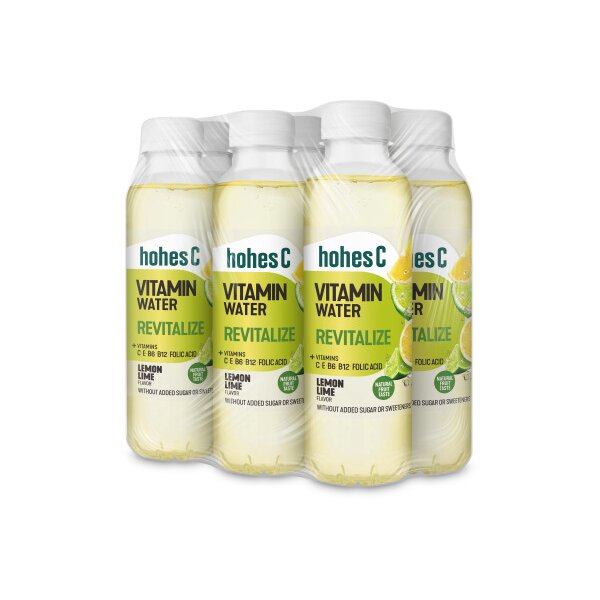 HOHES C Vitamin Water Revitalize 12614486 Lemon-Lime 50 cl, 6 pcs.