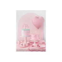 PARTYDECO Bougies Happy Birthday SCS-13-081 rose