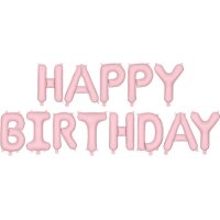 PARTYDECO Ballon en plastique 340x35cm FB6T-081J Happy...