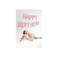 PARTYDECO Ballon en plastique 340x35cm FB6T-081J Happy...
