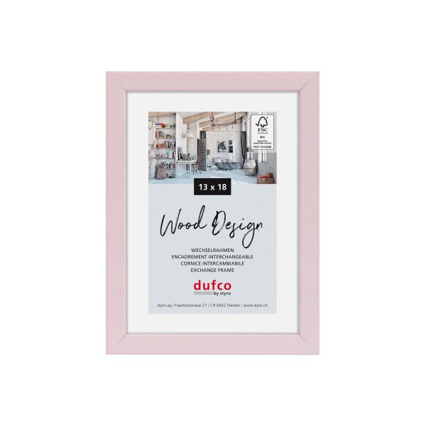 DUFCO Cadre photo Hay 13x18cm 1610.81081 rose clair