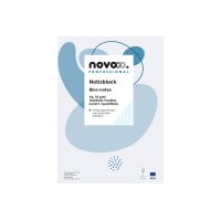 NOVOOO Notizblock weiss A4 694722 kariert 4mm, 70g 5x100...