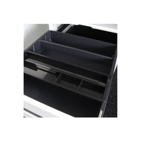 CONTINI Rollcontainer 102460 weiss, 3 Schubladen