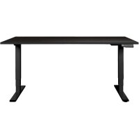 CONTINI Table de bureau 160x80cm 108177 noir/noir, ET225E