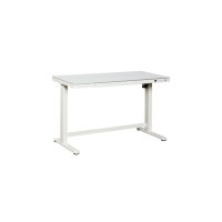 CONTINI Table de bureau ET118 120x60cm 103780 blanc, verre