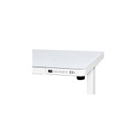 CONTINI Table de bureau ET118 120x60cm 103780 blanc, verre