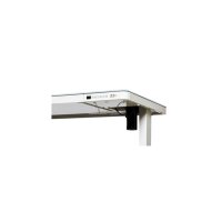 CONTINI Table de bureau ET118 120x60cm 103780 blanc, verre