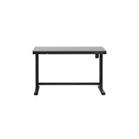 CONTINI Table de bureau ET118 120x60cm 102197 noir, verre