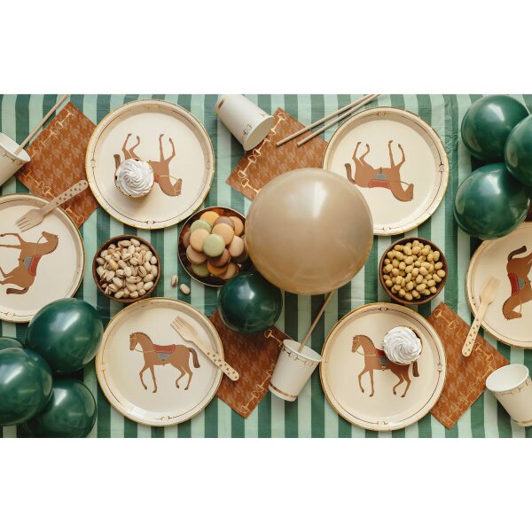 PARTYDECO Gobelets 220ml KPP99-EU1 Étriers 6 pièces