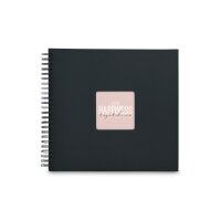 HAMA Spiralalbum Fine Art 36x32cm 9835 new black 25 Blatt