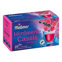 MESSMER Himbeere Cassis 10023902 Beutel 2.5g, 20 Stk.