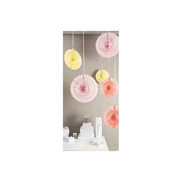 RICO DESIGN Papier alvéolé 25-40cm 99001.71.17 Fleurs, été 3 pièces