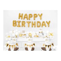 PARTYDECO Ballon en plastique 340x35cm FB6M-019 Happy...