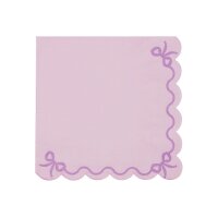PARTYDECO Serviettes à volants 33x33cm SP33-87-014...