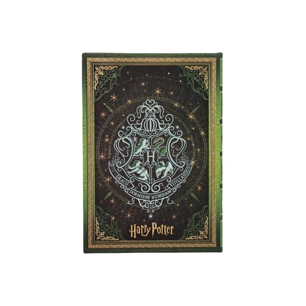 PAPERBLANKS Notizbuch liniert Midi PBD6513 Harry Potter Slytherin 72 Bl.