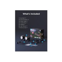 GOVEE Outdoor Spotlights 2 2 pcs. H7093311 noir, Matter