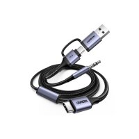 UGREEN Audio Adapter 2-in-1 45009 2xUSB-C, USB-A, 3.5mm
