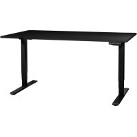 CONTINI Table de bureau 180x80cm 108178 noir/noir, ET225E