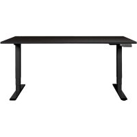 CONTINI Table de bureau 180x80cm 108178 noir/noir, ET225E