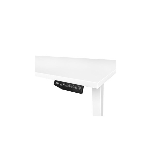 CONTINI Table de bureau 140x80cm 103258 blanc/blanc, ET225E