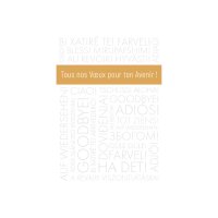 ABC Abschiedskarte FR A4 53401 Gold Text