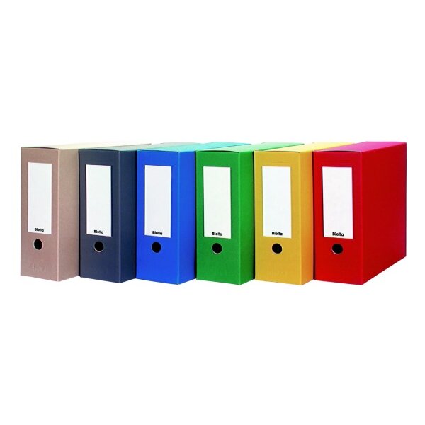 BIELLA Archivschachtel A4 26341045U rot 278x100x323mm 10 Stk.