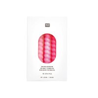 RICO DESIGN Spiralkerzen 10cm 400107 pink Mix 10 Stück
