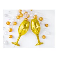 PARTYDECO Folienballon 80cm FB52M-019 Glas