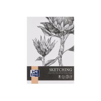 OXFORD Bloc à dessin Art A5 400196790 en blanc,...