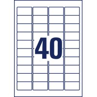 AVERY Zweckform Etiquette, ultra adhésif, 45,7 x...