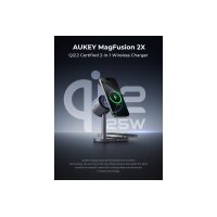 AUKEY MagFusion 2-IN-1 Fastcharger LC-MC213 Wireless...