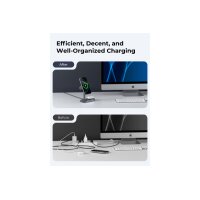 AUKEY MagFusion 2-IN-1 Fastcharger LC-MC213 Wireless Charger 25W Qi2.2
