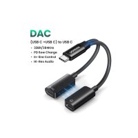 UGREEN Audio Adapter 2-in-1 45800 1xUSB-C In, 2x-USB-C Out