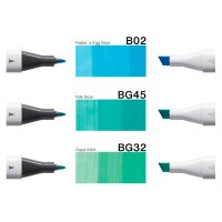 COPIC Marker Classic Designer 200750310 Clear water tints 3 Stück