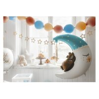 PARTYDECO Ballon en plastique 86cm FB196-001J Ours sur la...