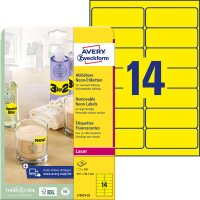 AVERY Zweckform Stick&Lift Etiketten, 63,5 x 29,6 mm,...