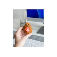 I AM CREATIVE Positive Potato Je taime 8cm 1000-1461 braun