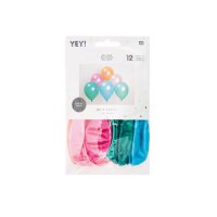RICO DESIGN Ballons 30cm 81001.00.34 Perles pastel