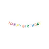 RICO DESIGN Guirlande 5m 300343 Happy Birthday