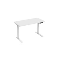 CONTINI Table de bureau 120x60cm 106219 blanc/blanc, ET225E