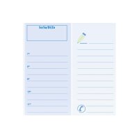 SIGEL Sous-main Time, 3J. 59.5x41cm H6350 bleu,...