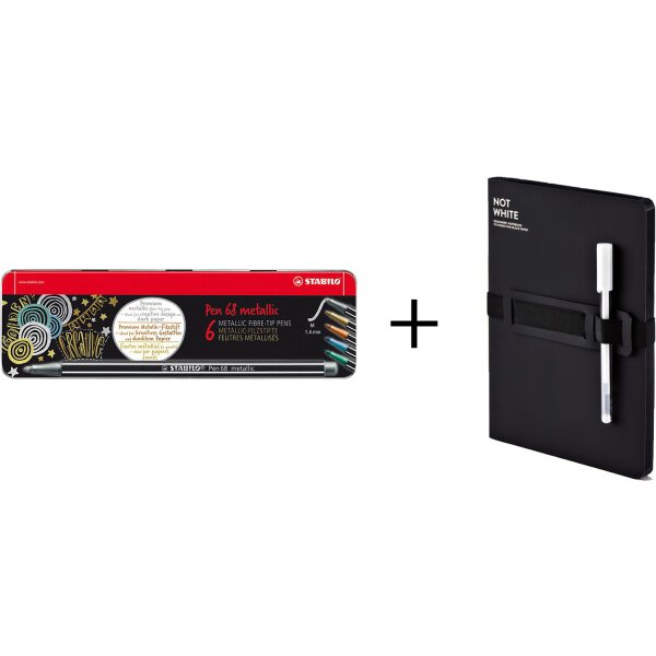 STABILO Fasermaler Pen 68 metallic 106883106 Nuuna Bundle