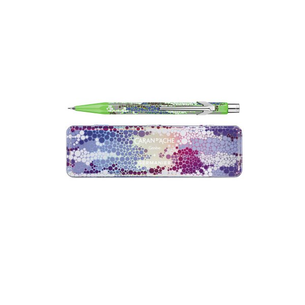 CARAN DACHE Minenhalter 849 GERMANIER MF0844.116 grün fluo, mit Metallschachtel