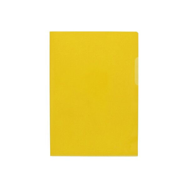 NOVOOO Pro chemises 140 my A4 400208306 jaune, lisse 100 pi&egrave;ces